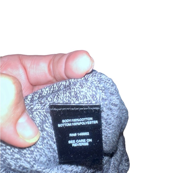 TORRID Womens Sweater Size 1 Black White Heathered Embroidered Rose Long Sleeve - Picture 5 of 5